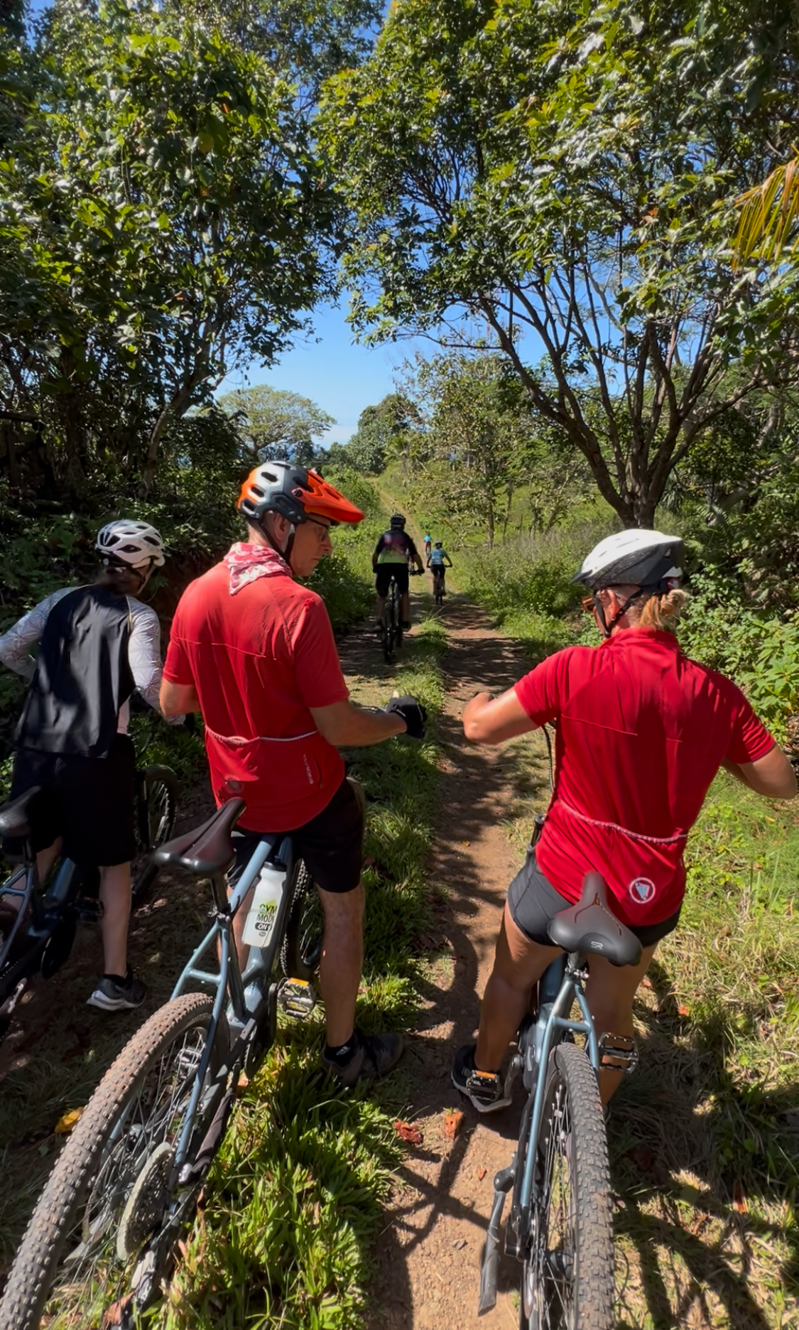 E-bike jungle trail