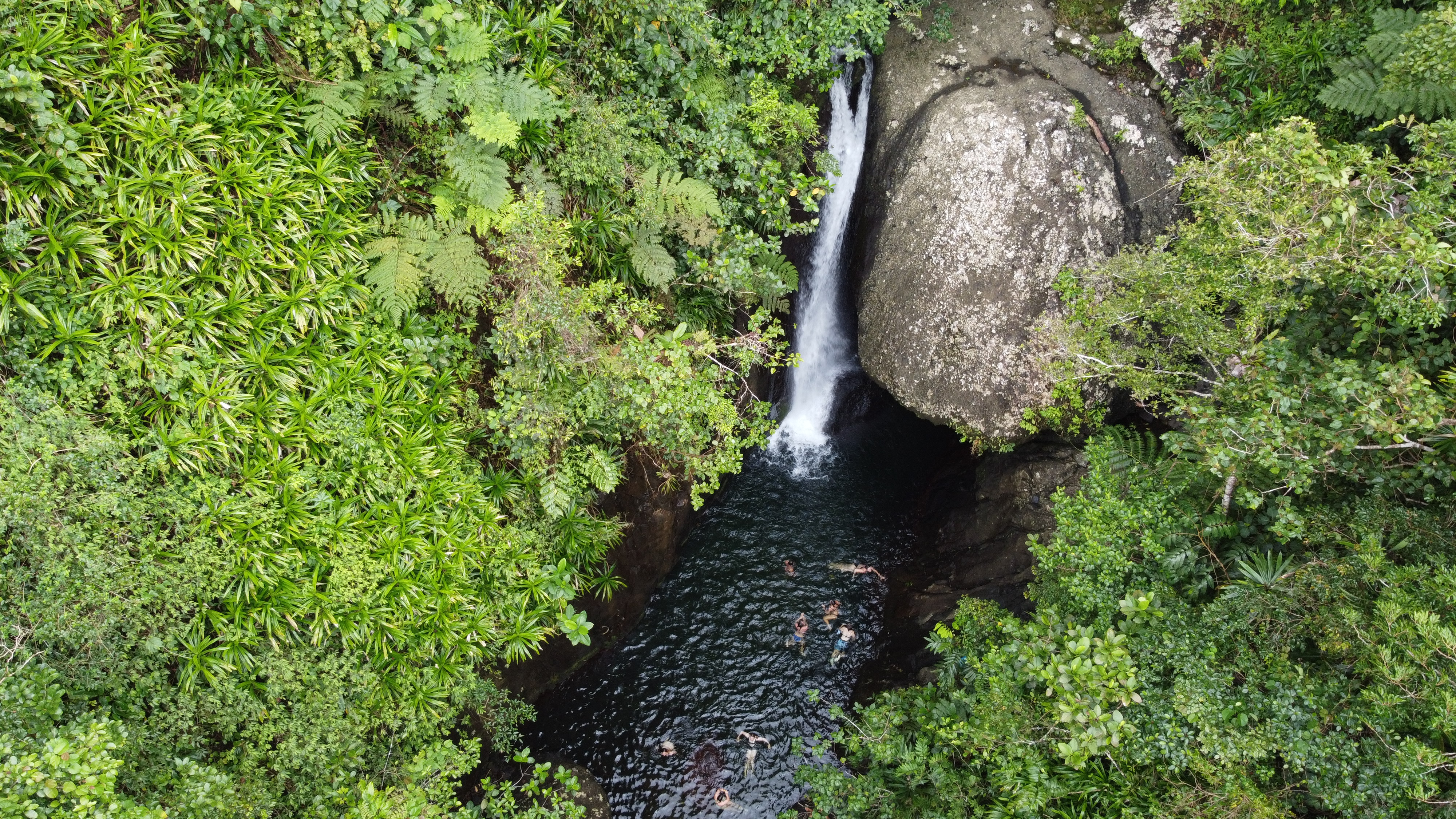 Waterfall adventure near Savusavu Fiji